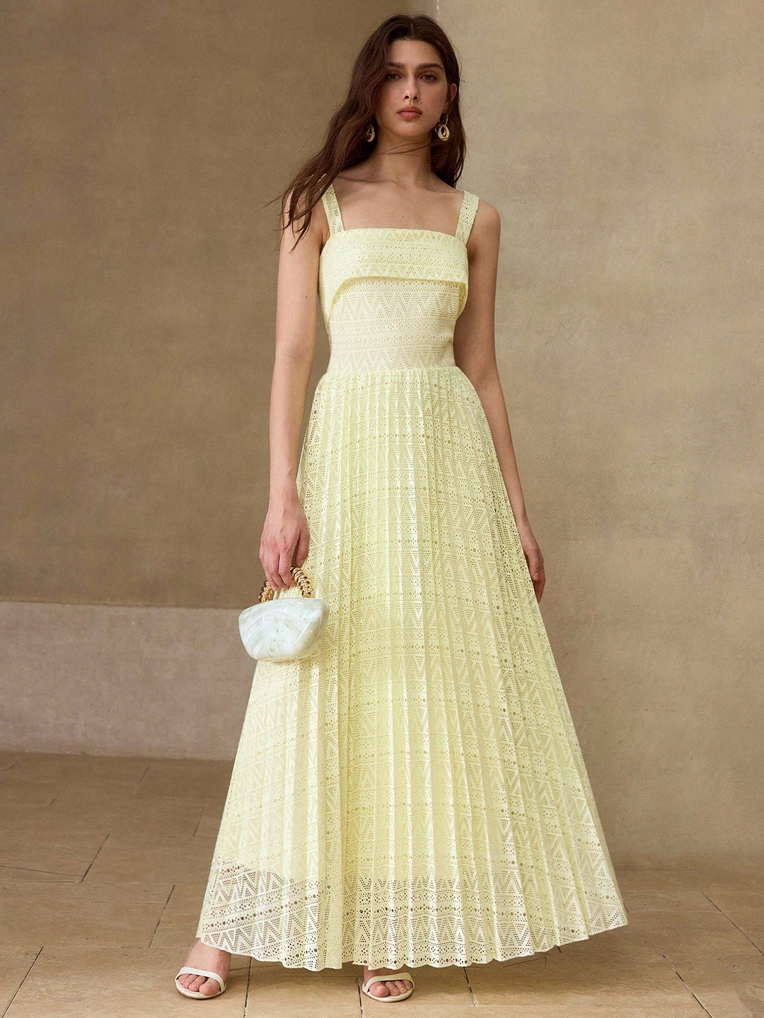 Rochie maxi SHEIN, galben