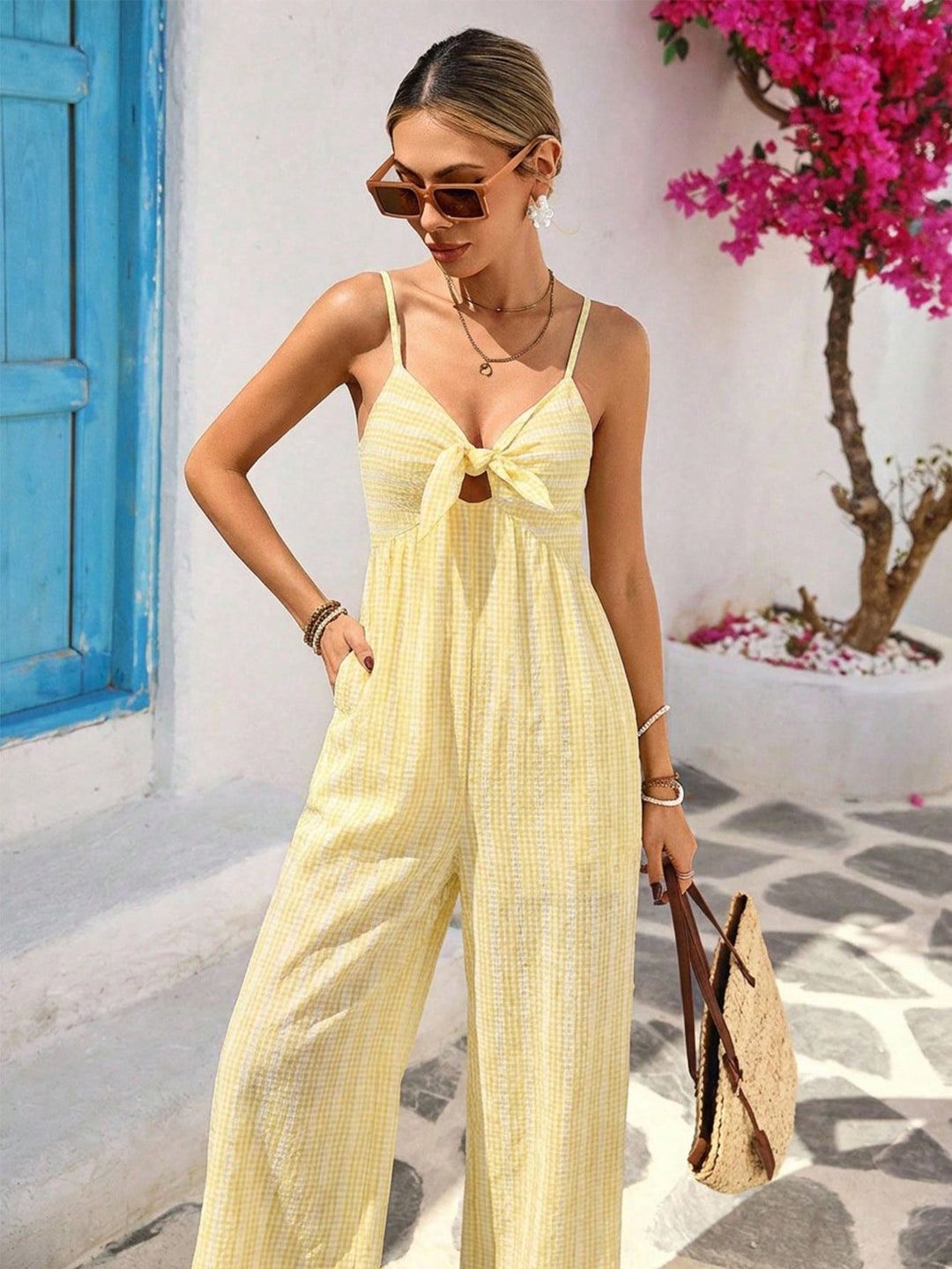 SHEIN overall, sárga
