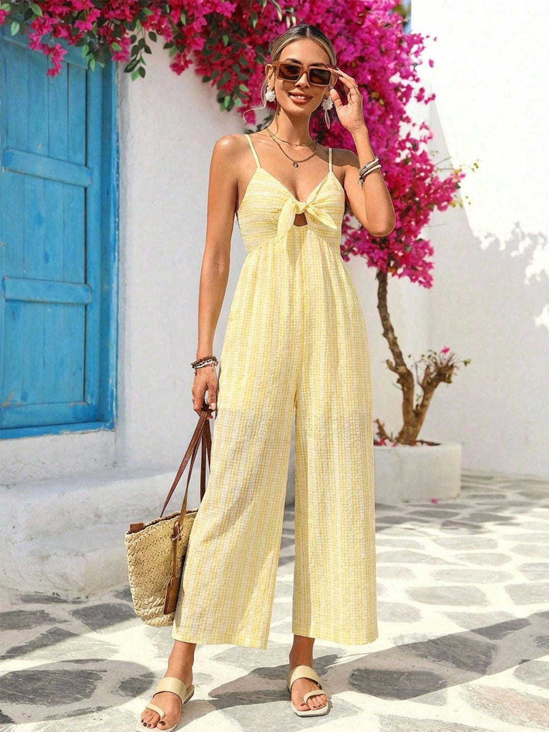SHEIN overall, sárga