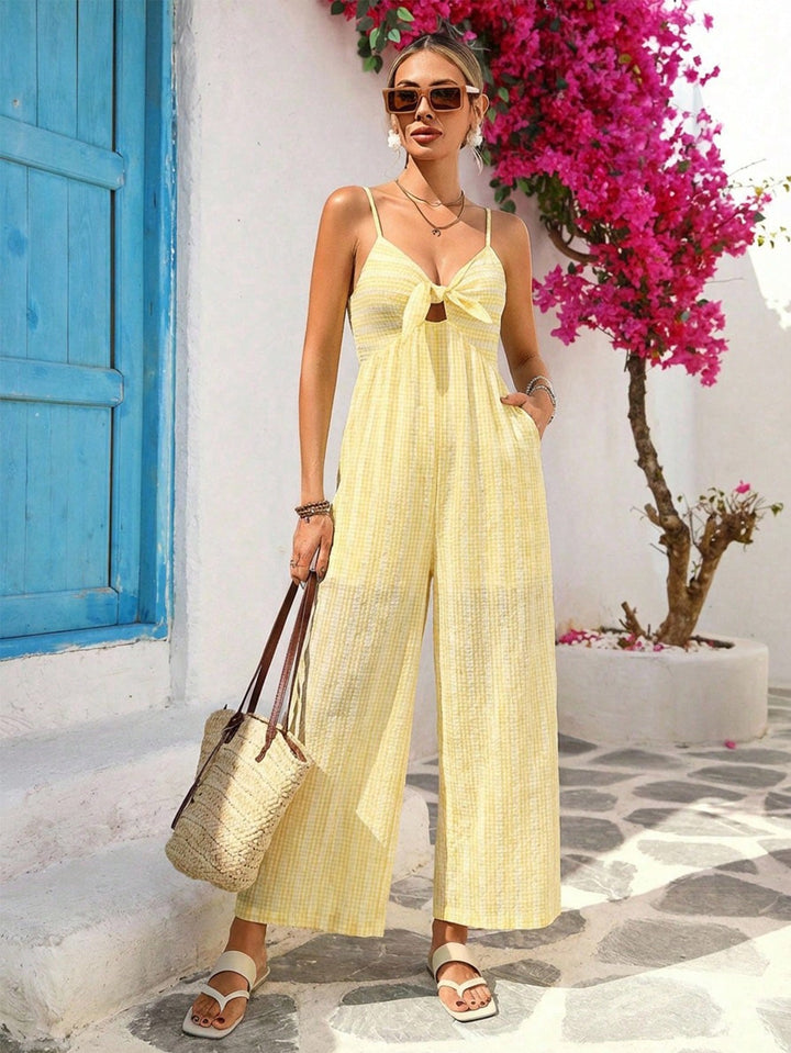 SHEIN overall, sárga