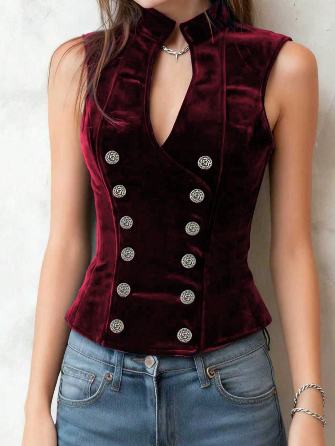 Top SHEIN, vișiniu