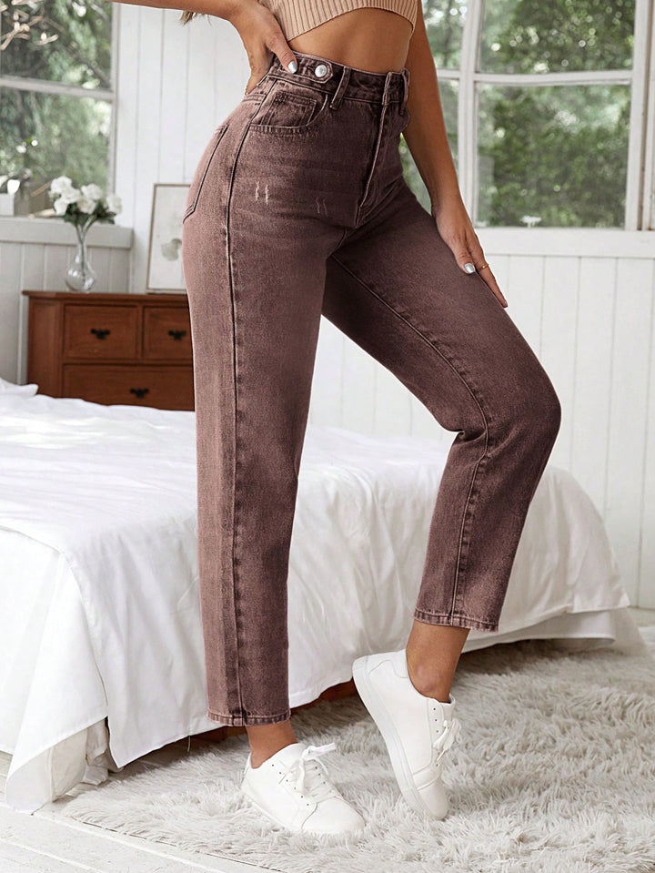 Jeans SHEIN, maro
