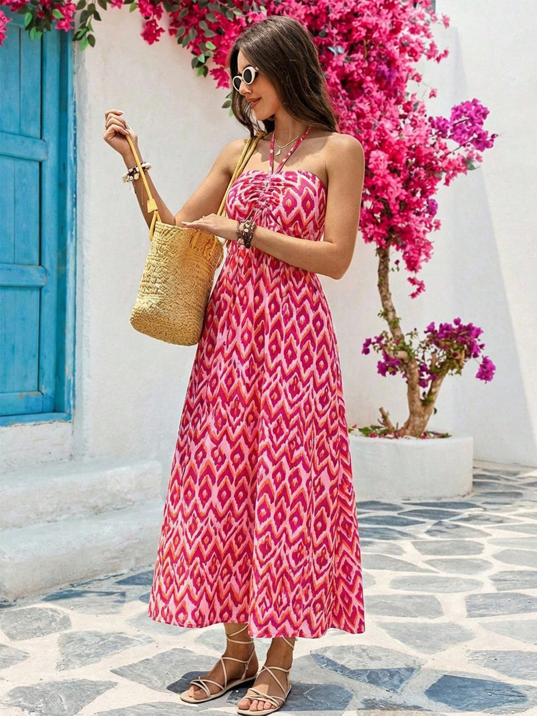 Rochie maxi SHEIN, roz
