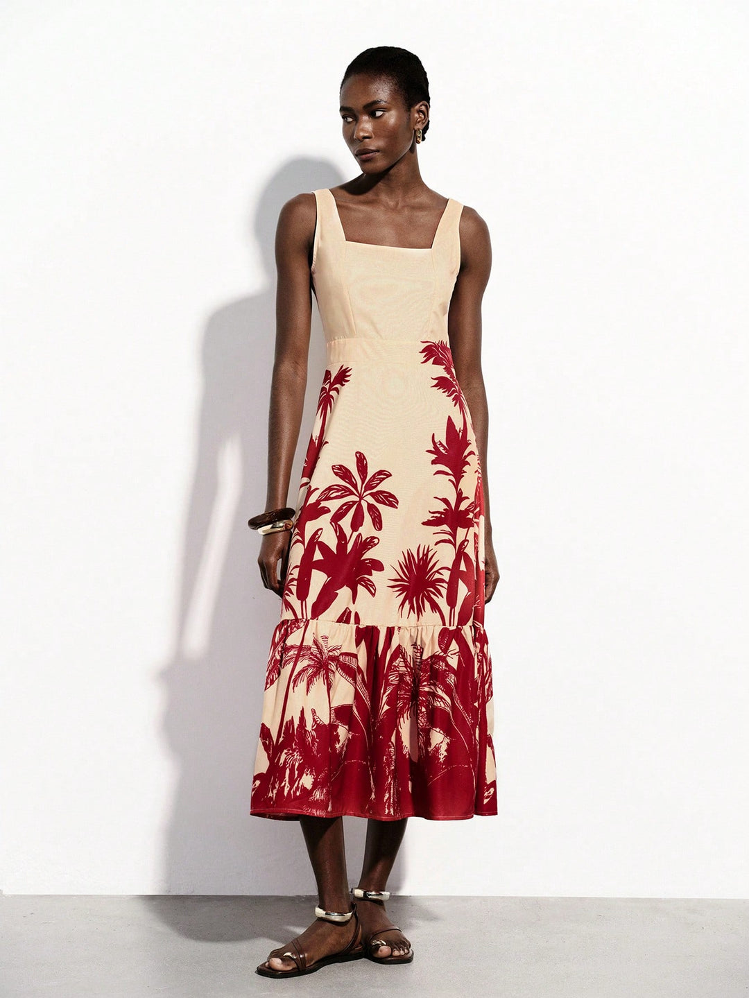 Rochie midi SHEIN, mix culori