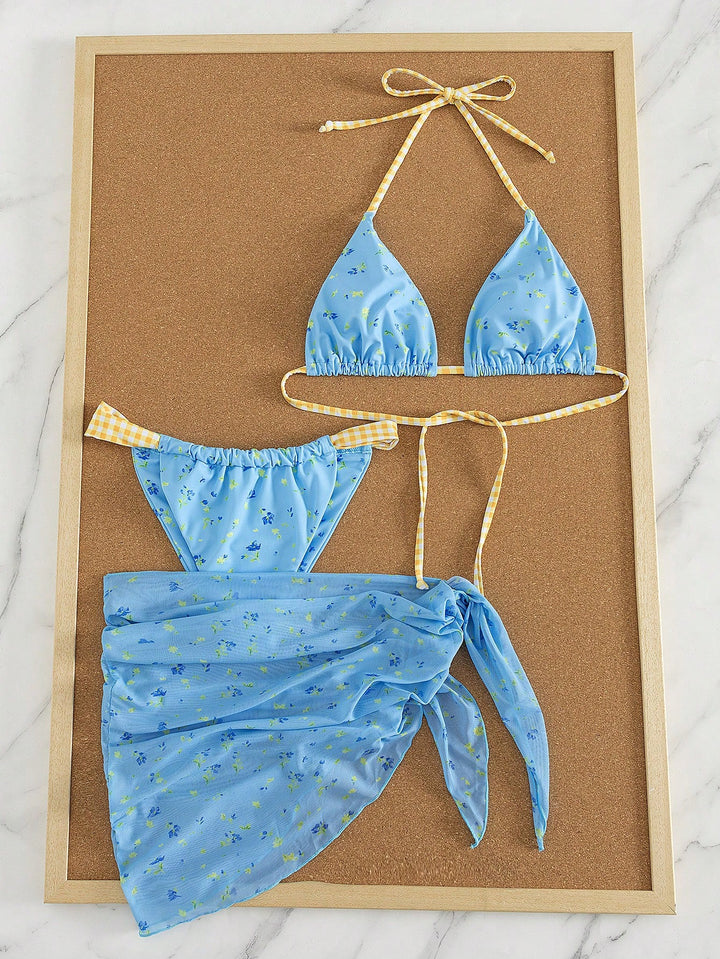 Set bikini SHEIN, mix culori