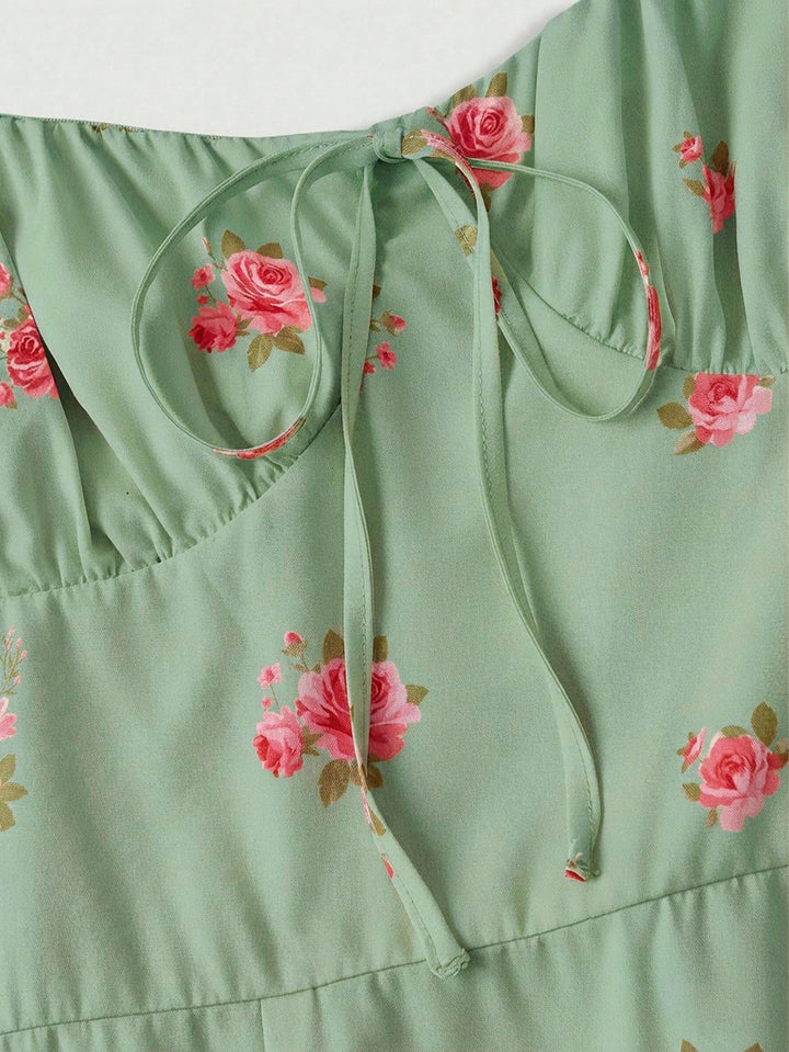 Rochie maxi SHEIN, verde