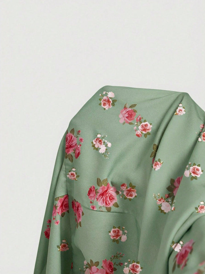 Rochie maxi SHEIN, verde