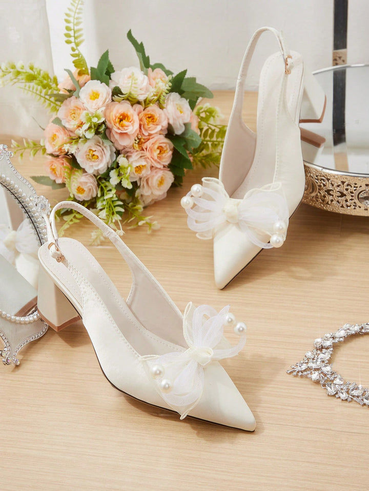 Pantofi cu toc SHEIN, bej