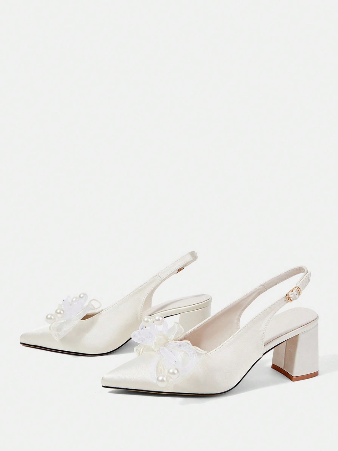 Pantofi cu toc SHEIN, bej