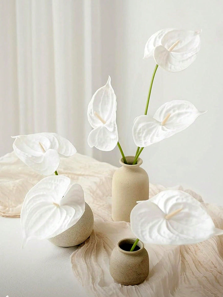 Floari artificiale SHEIN, alb