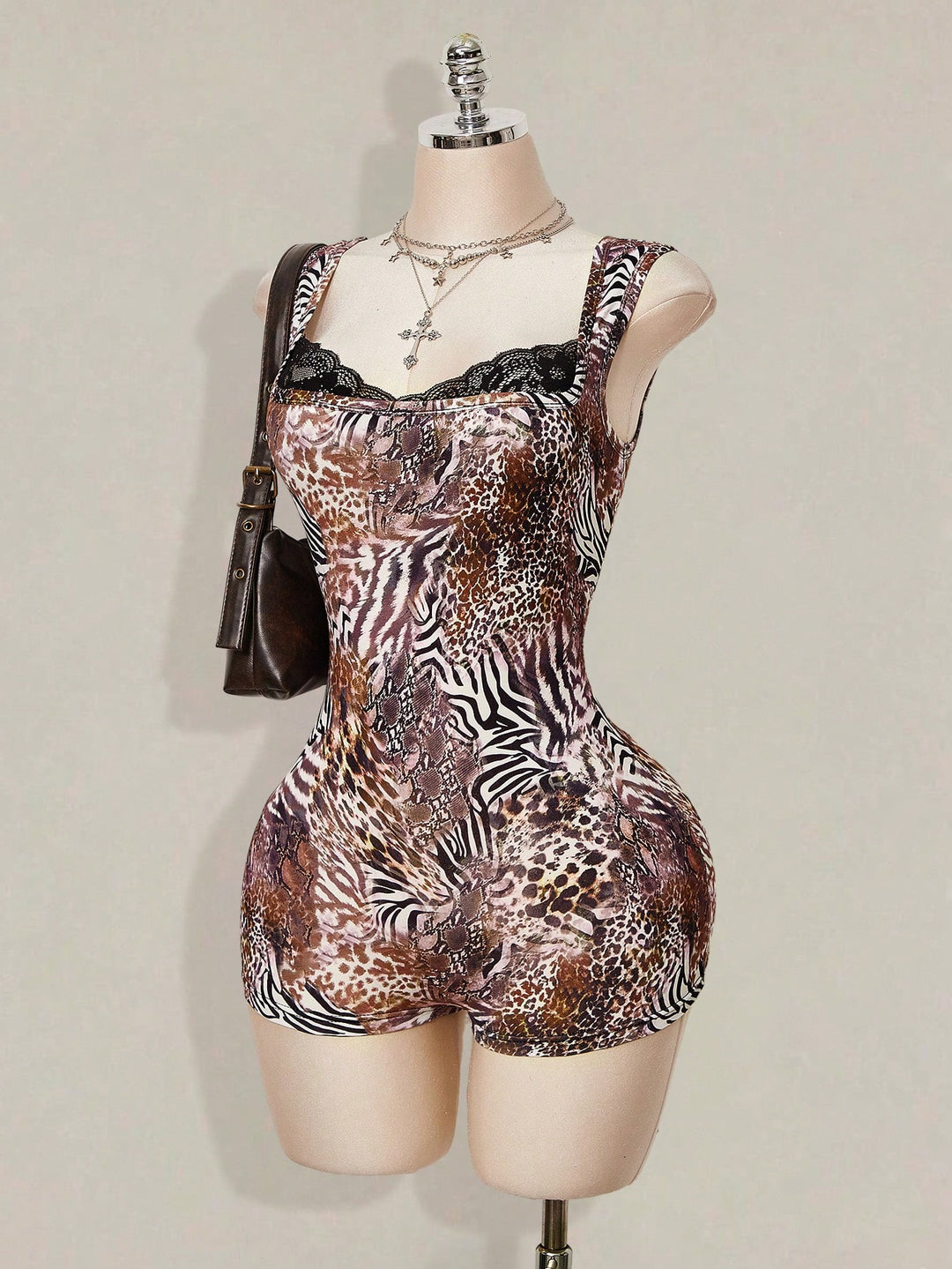 Salopeta SHEIN, mix culori