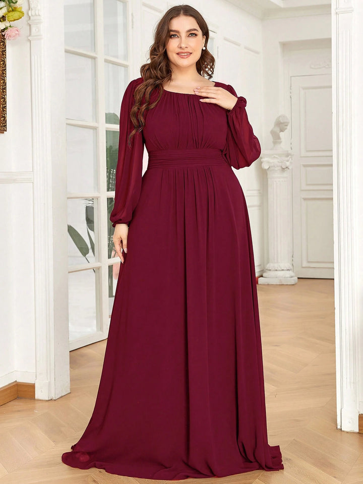 Rochie maxi SHEIN, vișiniu