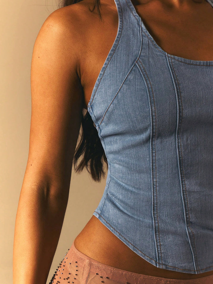Top SHEIN, albastru