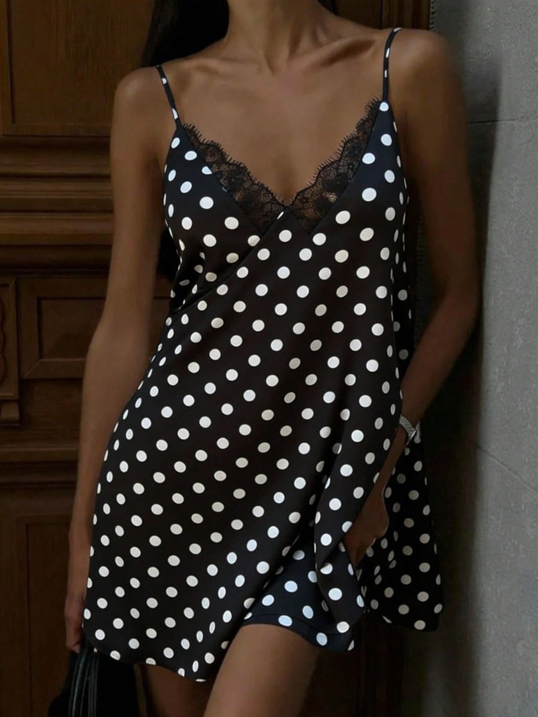 SHEIN mini ruha, fekete