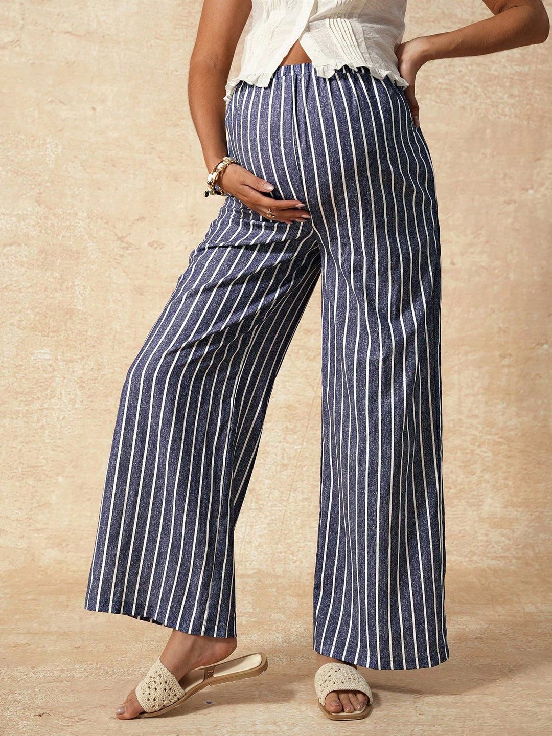 Pantaloni SHEIN, albastru