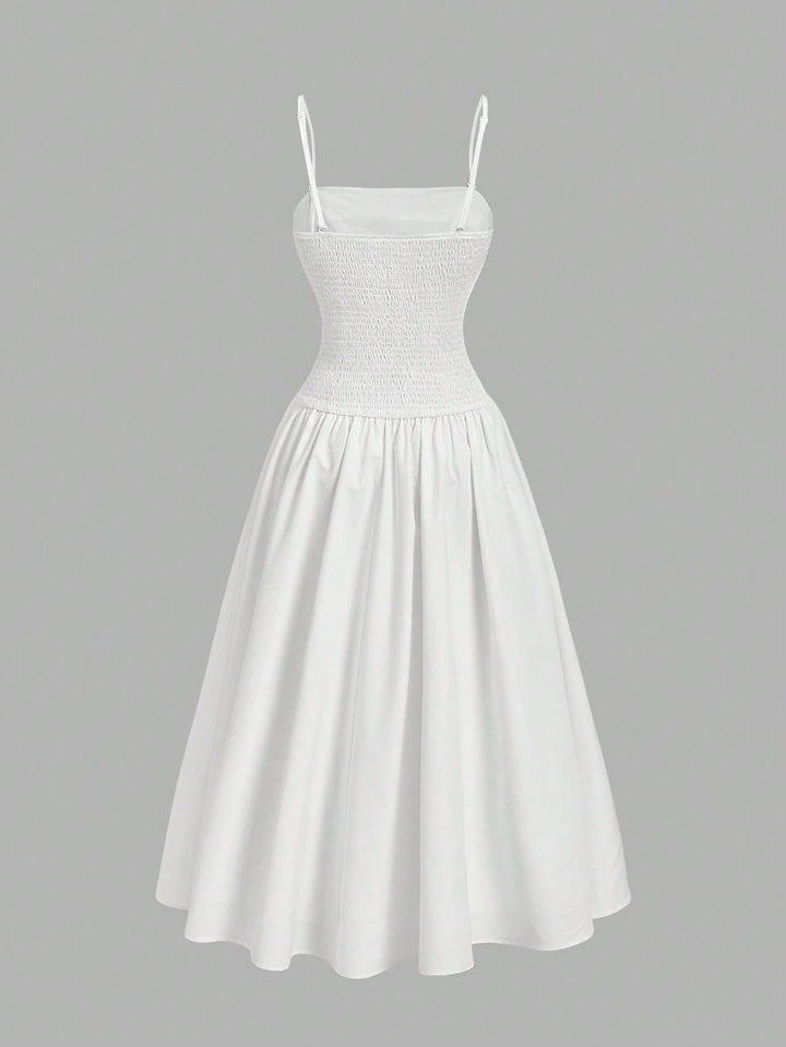 Rochie maxi SHEIN, alb