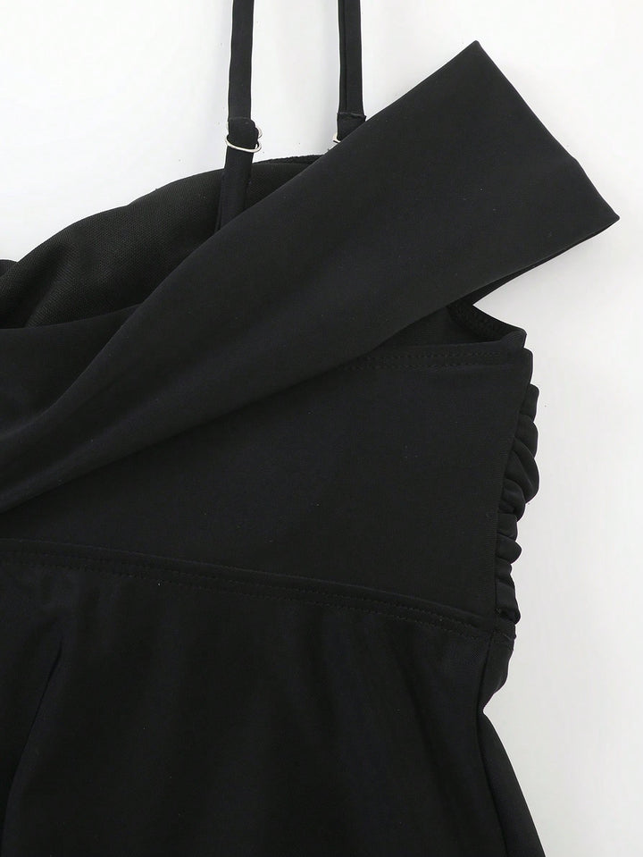 Costum de baie SHEIN, negru