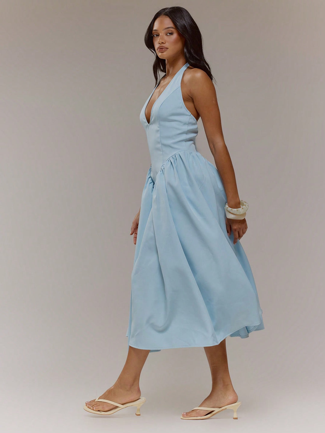 Rochie midi SHEIN, turcoaz