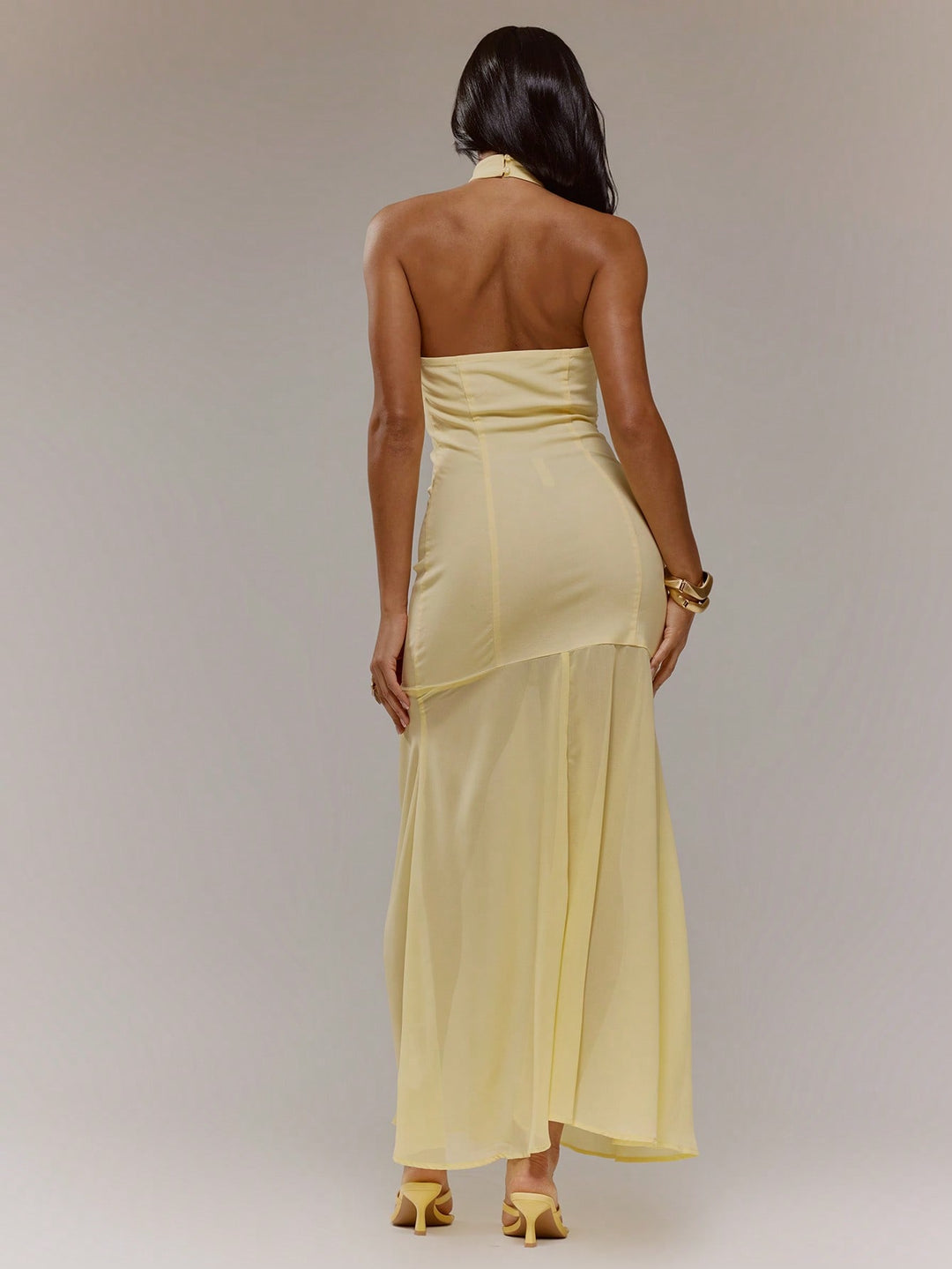 Rochie maxi SHEIN, galben