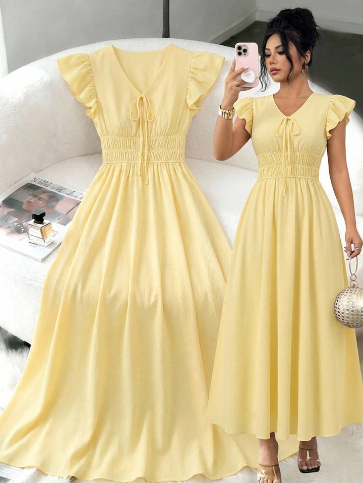 Rochie midi SHEIN, galben