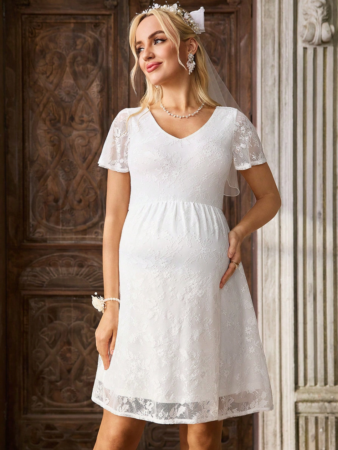 Rochie SHEIN, alb