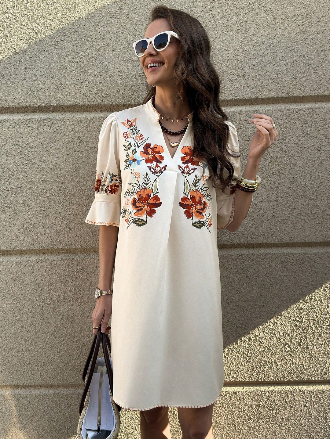 Rochie mini SHEIN, alb