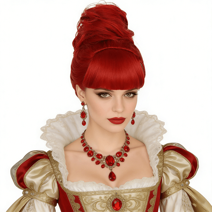 Perucă cosplay SHEIN, roșu