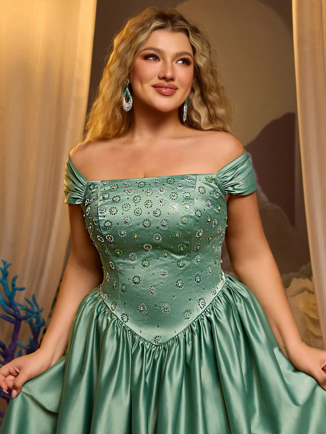 Rochie SHEIN, verde