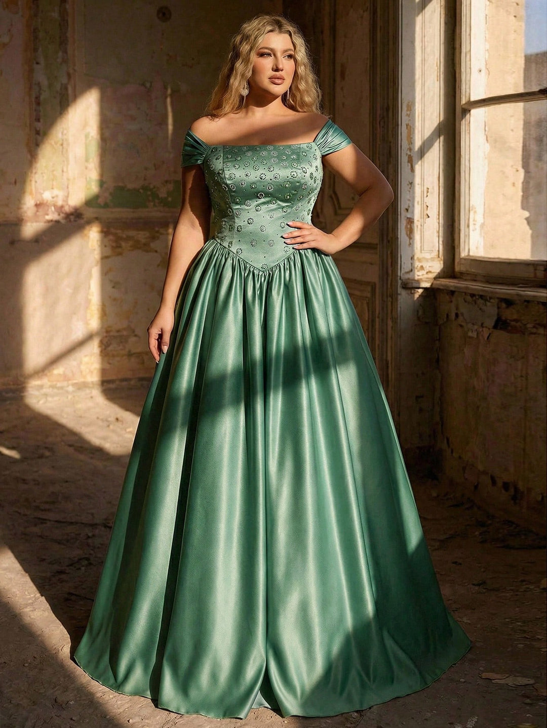 Rochie SHEIN, verde