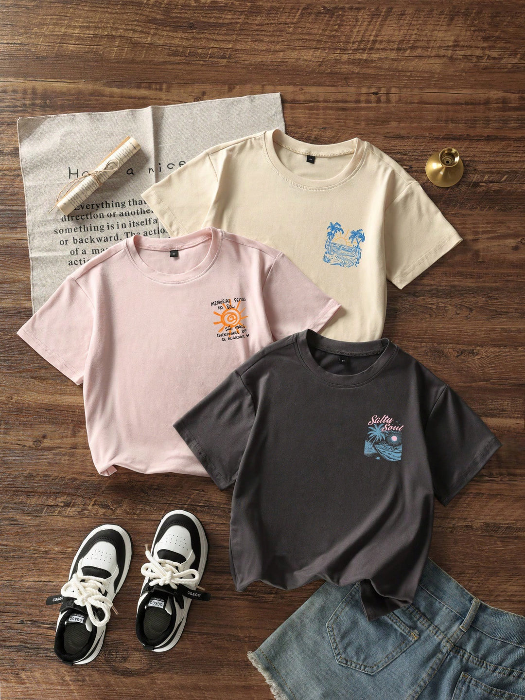 Tricou SHEIN, mix culori