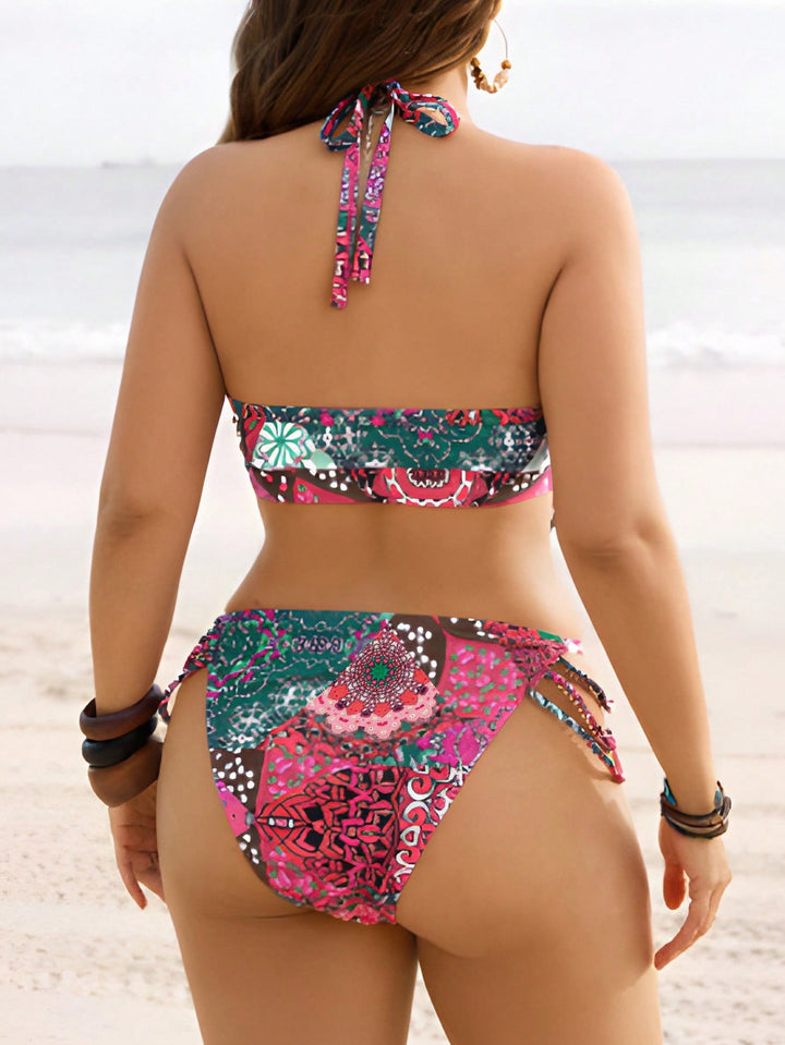 Set bikini de baie SHEIN, mix culori