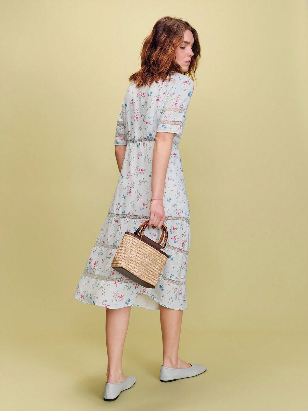 Rochie midi SHEIN, mix culori