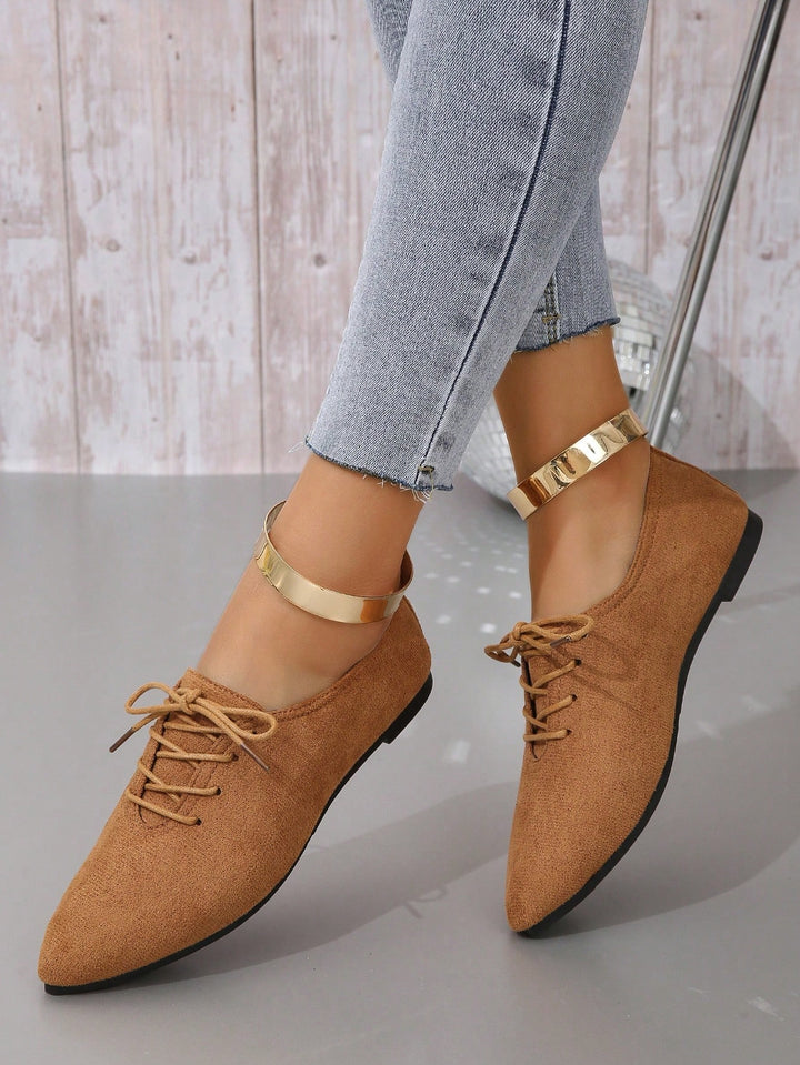 SHEIN balerina cipők, barna