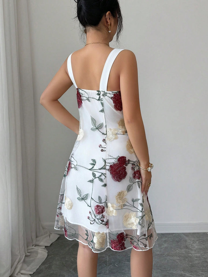 Rochie scurtă SHEIN, alb
