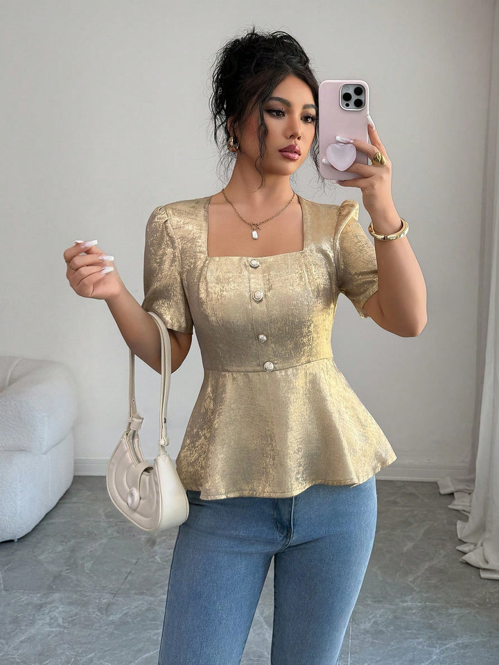 Bluza SHEIN, auriu