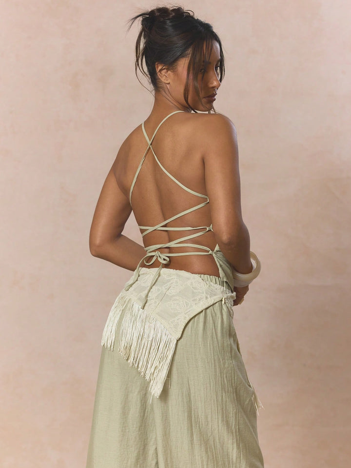 Top SHEIN, verde