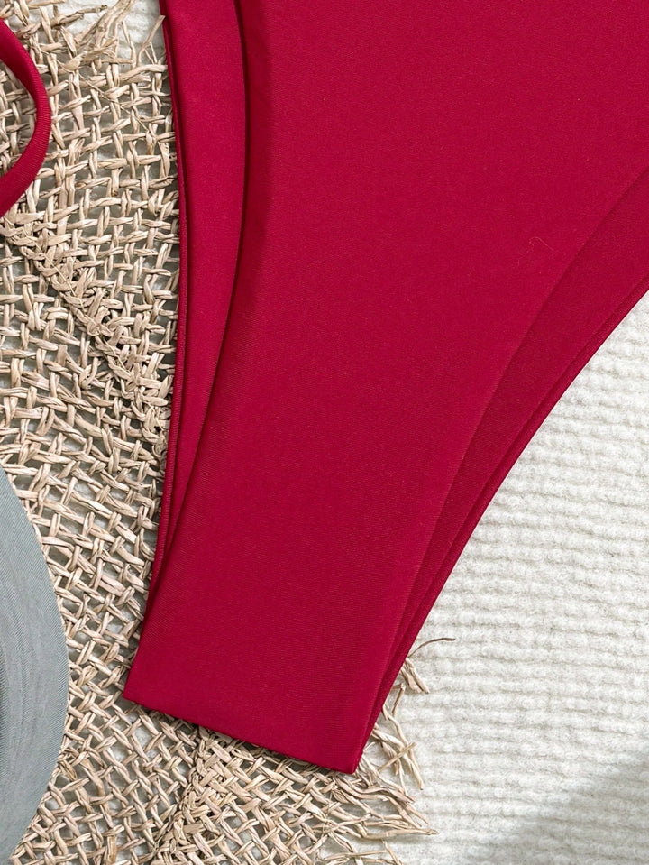 Set bikini SHEIN, roșu