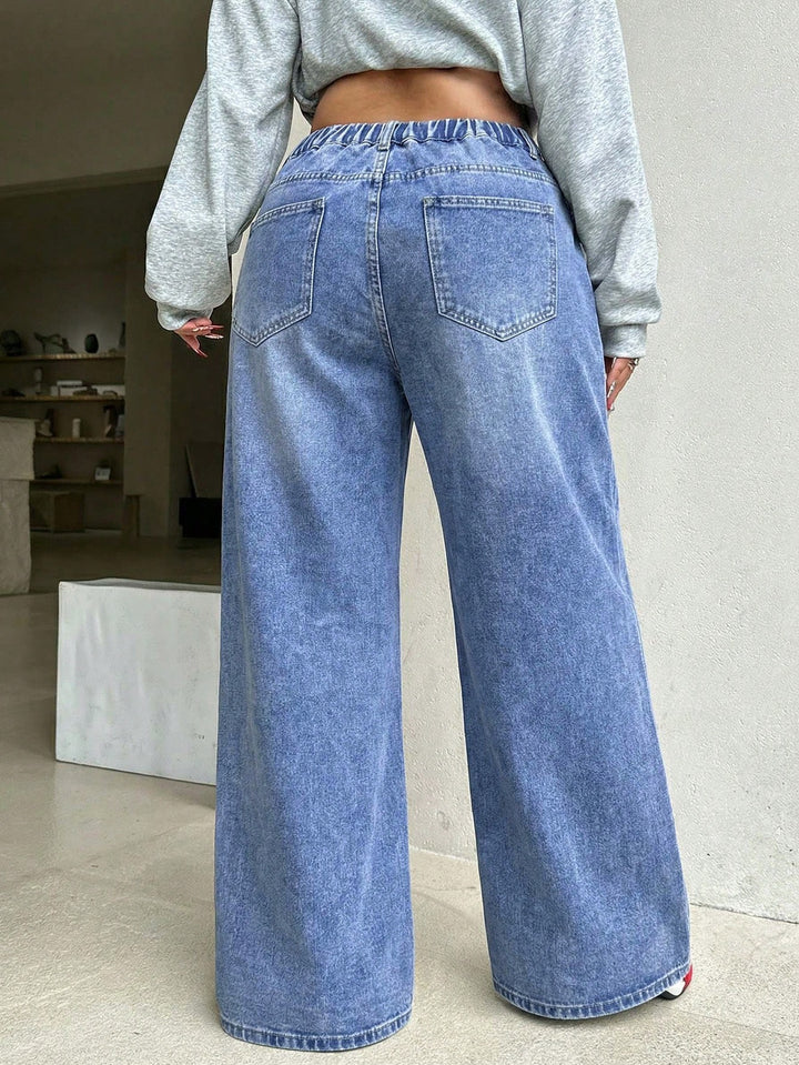 Jeans SHEIN, albastru