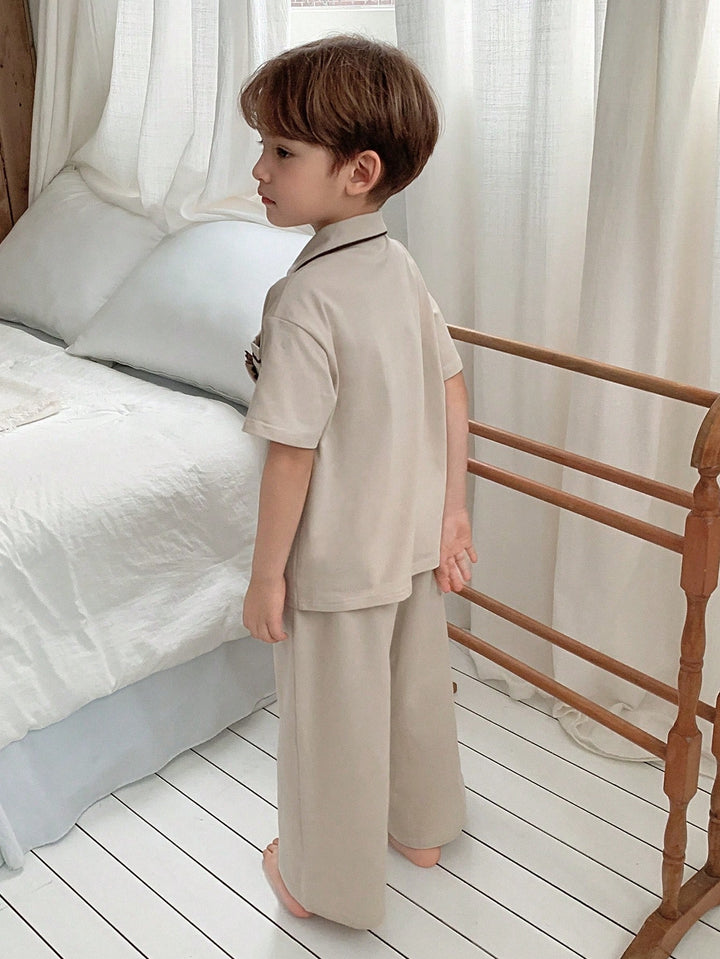 Compleu pijamale SHEIN, bej