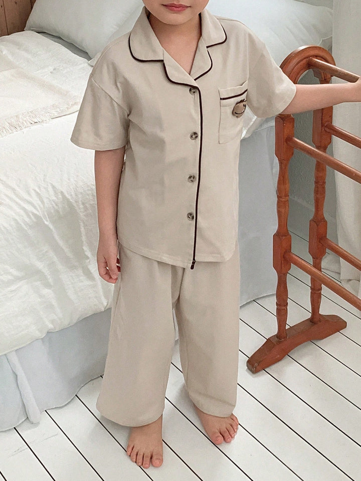 Compleu pijamale SHEIN, bej