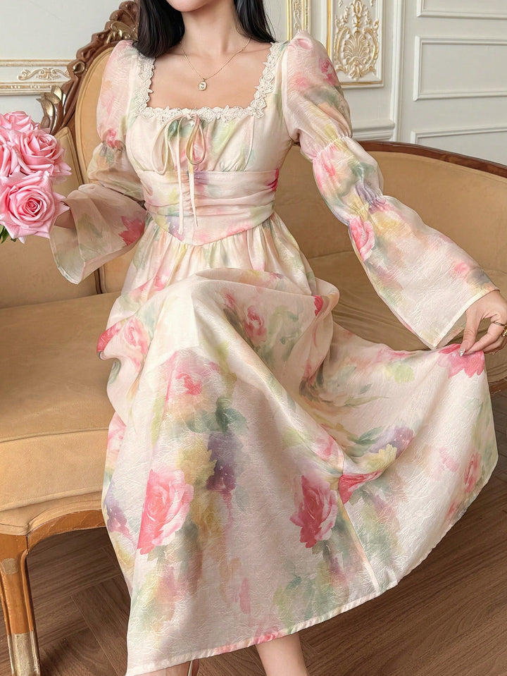 Rochie midi SHEIN, roz