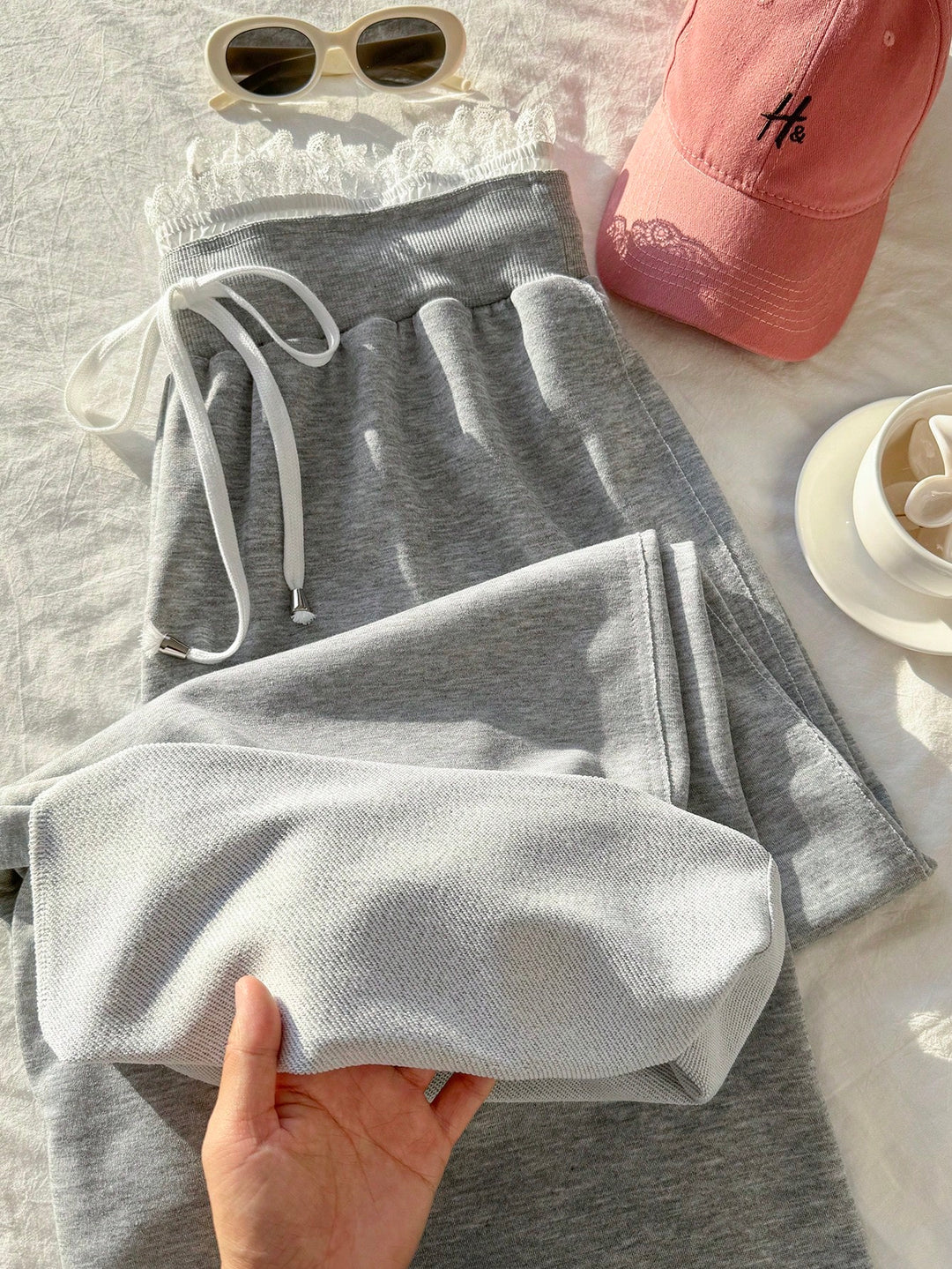 Pantaloni SHEIN, gri