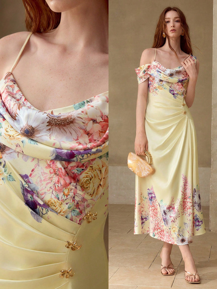 Rochie midi SHEIN, mix culori