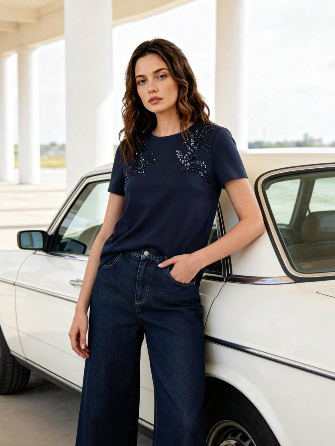 Tricou SHEIN, albastru
