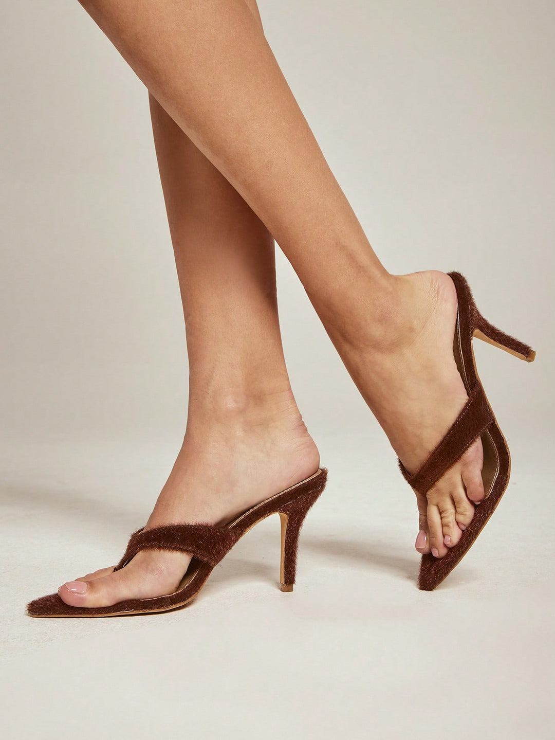 Sandale SHEIN, maro