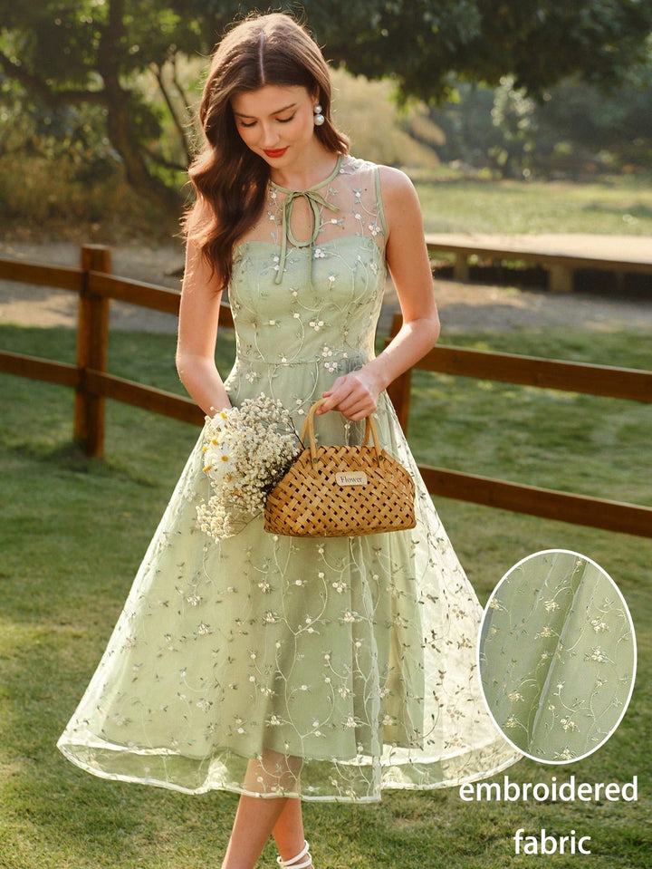 Rochie midi SHEIN, verde