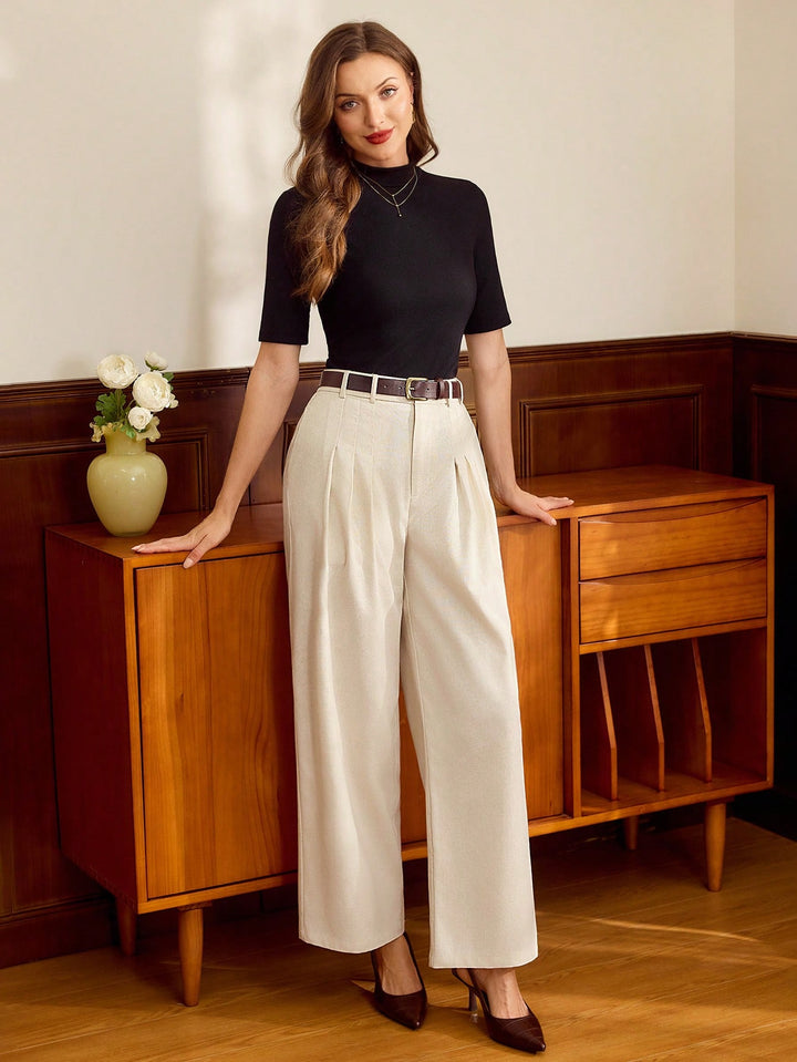 Pantaloni SHEIN, portocaliu