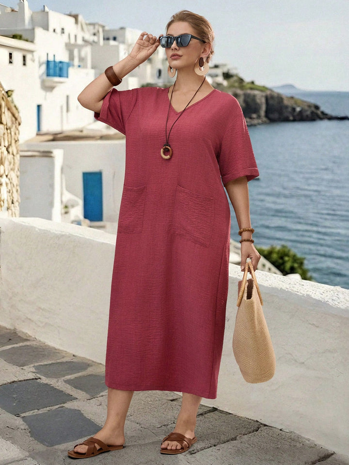 Rochie SHEIN, maro