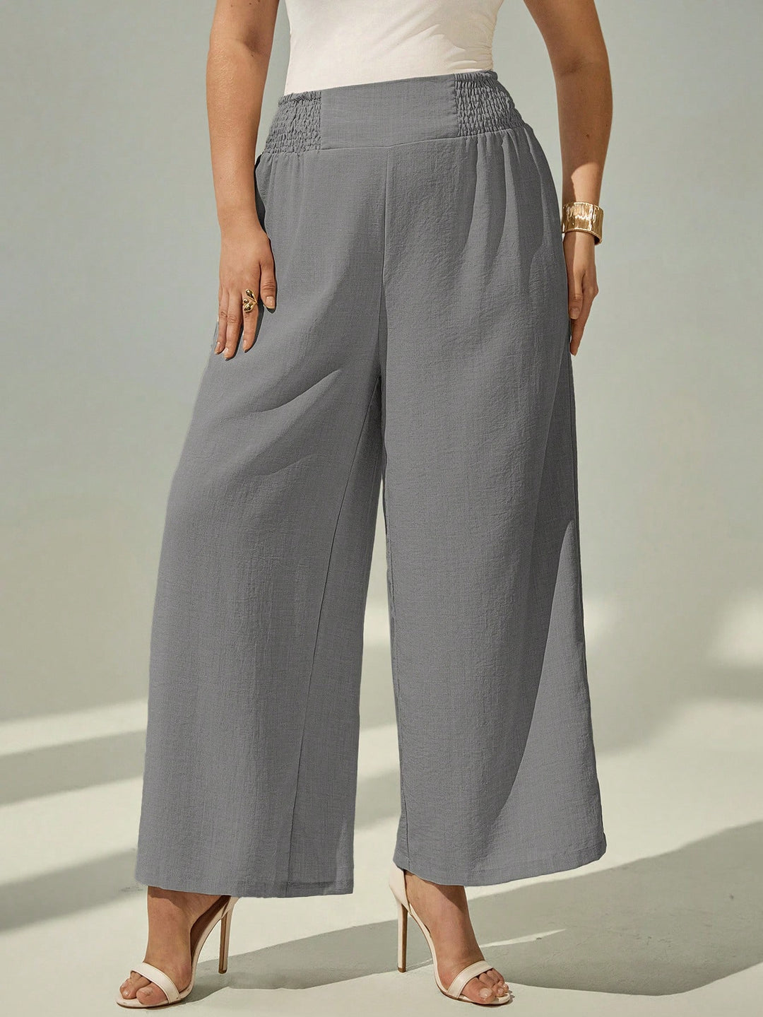Pantaloni SHEIN, gri