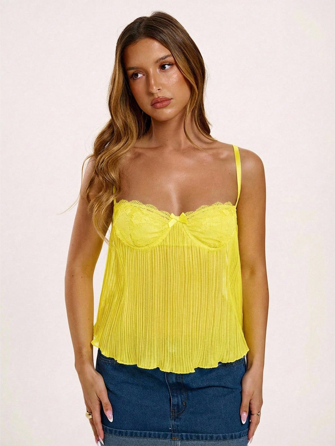 SHEIN top, sárga